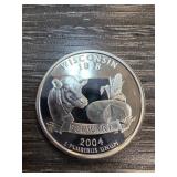 2004 Wisconsin Silver Quarter