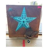 Rustic Wall Decor With Boots and Star