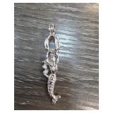 Sterling Silver Mermaid Pendant