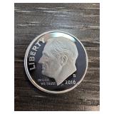 2016 Silver Roosevelt Dime Proof Coin