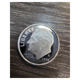 2014 Roosevelt Dime in Silver