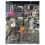 Decorative Metal and Candleholders