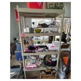 Plastic Storage Shelf Unit