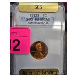 1982-S Lincoln Cent PR70CAM SGS Graded