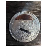2014 Shenandoah National Park Silver Quarter
