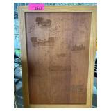 Engraved Wood Decor Featuring Okoboji Store