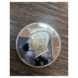 2004 Silver Kennedy Half Dollar Coin