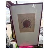 Framed 1996 Neiman Marcus Japanese Art Print