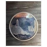 2003 Maine Silver Quarter Dollar Coin