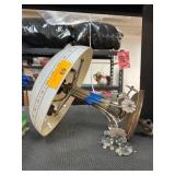 Glass and Metal Ceiling Light Fixture