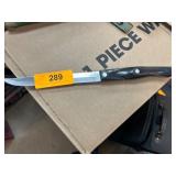 Cutco Serrated Blade Knife with Black Handle