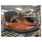 Bar III Rylee Leather Lace-Up Boots