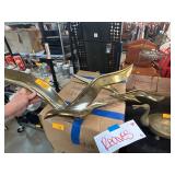 Brass Wall-Mounted Flying Birds Sculpture