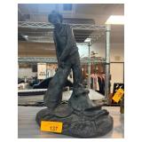 Bronze-Like Cowboy Figurine Sculpture