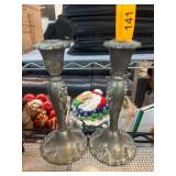 Godinger Silver Plated Candlesticks