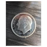 2000 Silver Roosevelt Dime