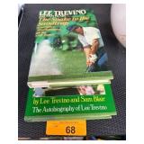 Two Autographed Lee Trevino Books