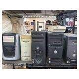 Five Desktop Computer Towers