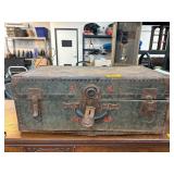 US Marked Military Trunk With Lock Mechanism