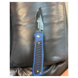 Blue Handle Law Enforcement Pocket Knife