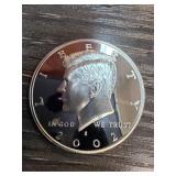 2002 Silver Kennedy Half Dollar Proof Coin