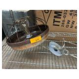 Industrial-Style Metal Ceiling Light Fixture