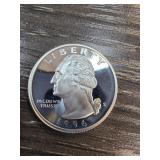 1996 Silver Washington Quarter Proof Coin