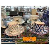 Teacups With Matching Saucers