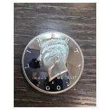 2002 Silver Kennedy Half Dollar Coin