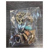 Costume Jewelry Lot in Clear Bag