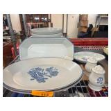 Pfaltzgraff Blue Floral Dinnerware Set