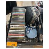 CDs and Panasonic Portable Player