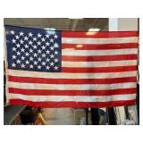 American Flag with 50 Stars and 13 Stripes