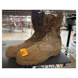 Tan Military-Style Combat Boots SZ 8