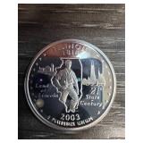 2003 Illinois State Quarter in Silver