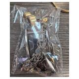 Metal Bracelets with Chain Accents