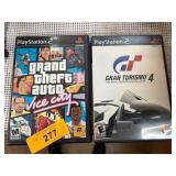 PlayStation 2 Games: GTA Vice City & Gran Turismo