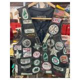 Frontier Leathers Vest With Patches