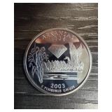 2003 Arkansas Silver Quarter Dollar
