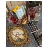Decorative Collectibles Group With Frame