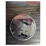 2002 Silver Mississippi Quarter