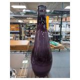 Bob Le Bleis Purple Glass Vase, Made in France