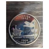 2004 Florida State Quarter in Silver