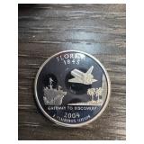 2004 Florida State Quarter in Silver