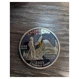 2005 California State Quarter in Silver