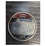 2004 Iowa State Quarter, Silver Proof