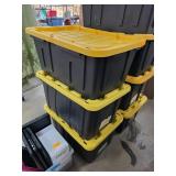 3 HDX 27-Gallon Tough Totes