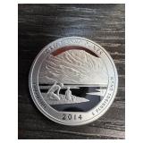 2014 Great Sand Dunes Silver Quarter