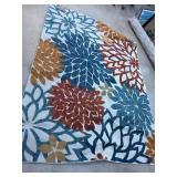 Surya Area Rug With Floral Patterning