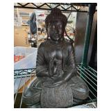 Resin Buddha and Buddha Artwork Set
